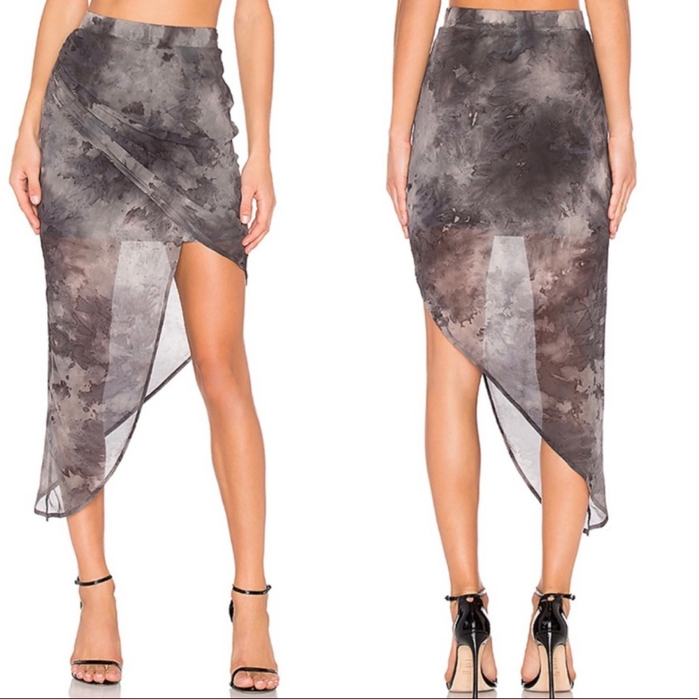 Young Fabulous & Broke asymmetrical skirt